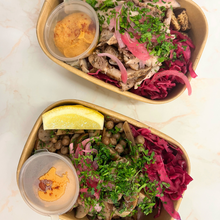 Load image into Gallery viewer, Wednesday: Chicken/Mushroom (V) Shawarma (lower carb available)
