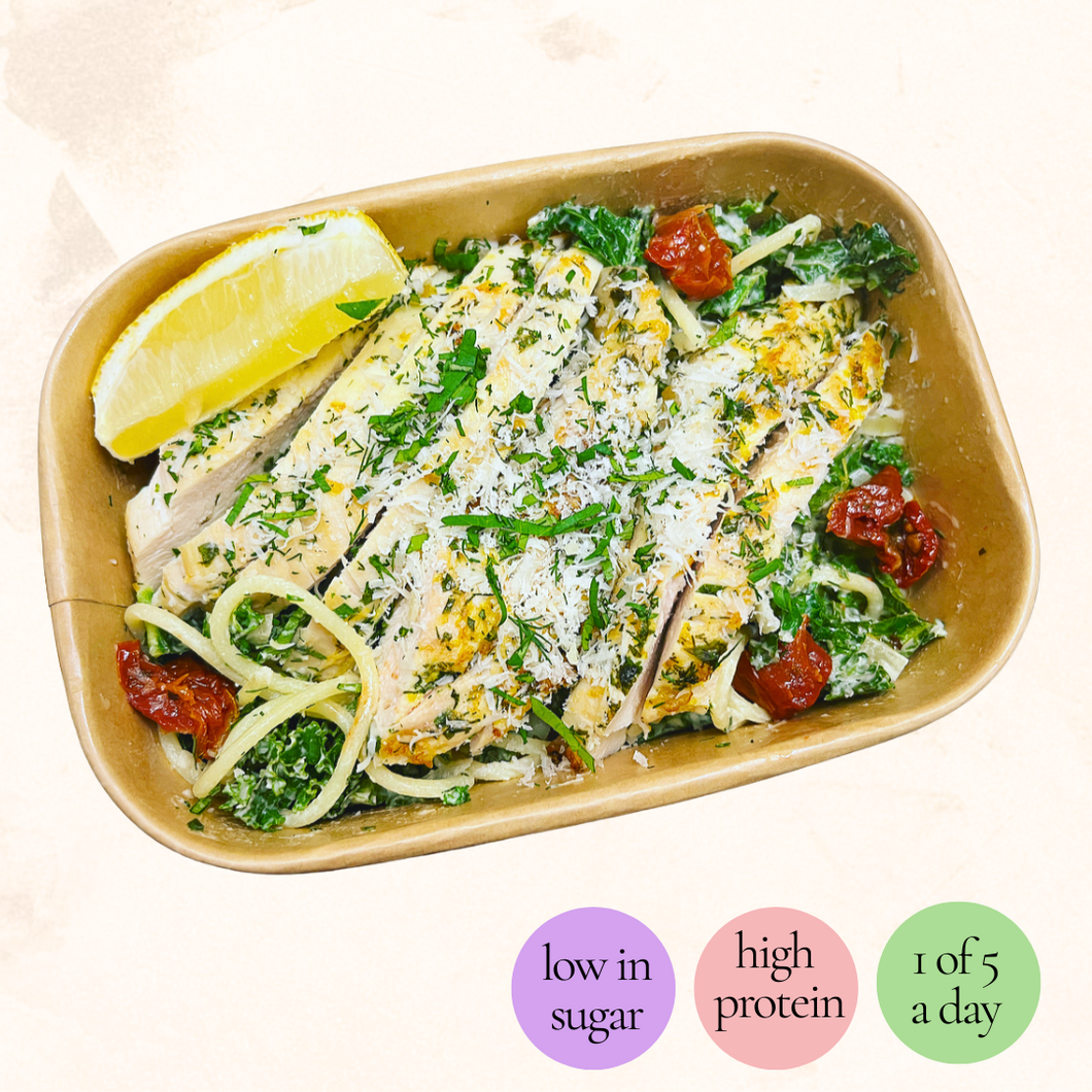 Monday: Lemon + Parmesan Chicken Linguine (bestseller!)