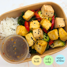 Load image into Gallery viewer, Monday: Teriyaki Chicken / Tofu (V) (bestseller)
