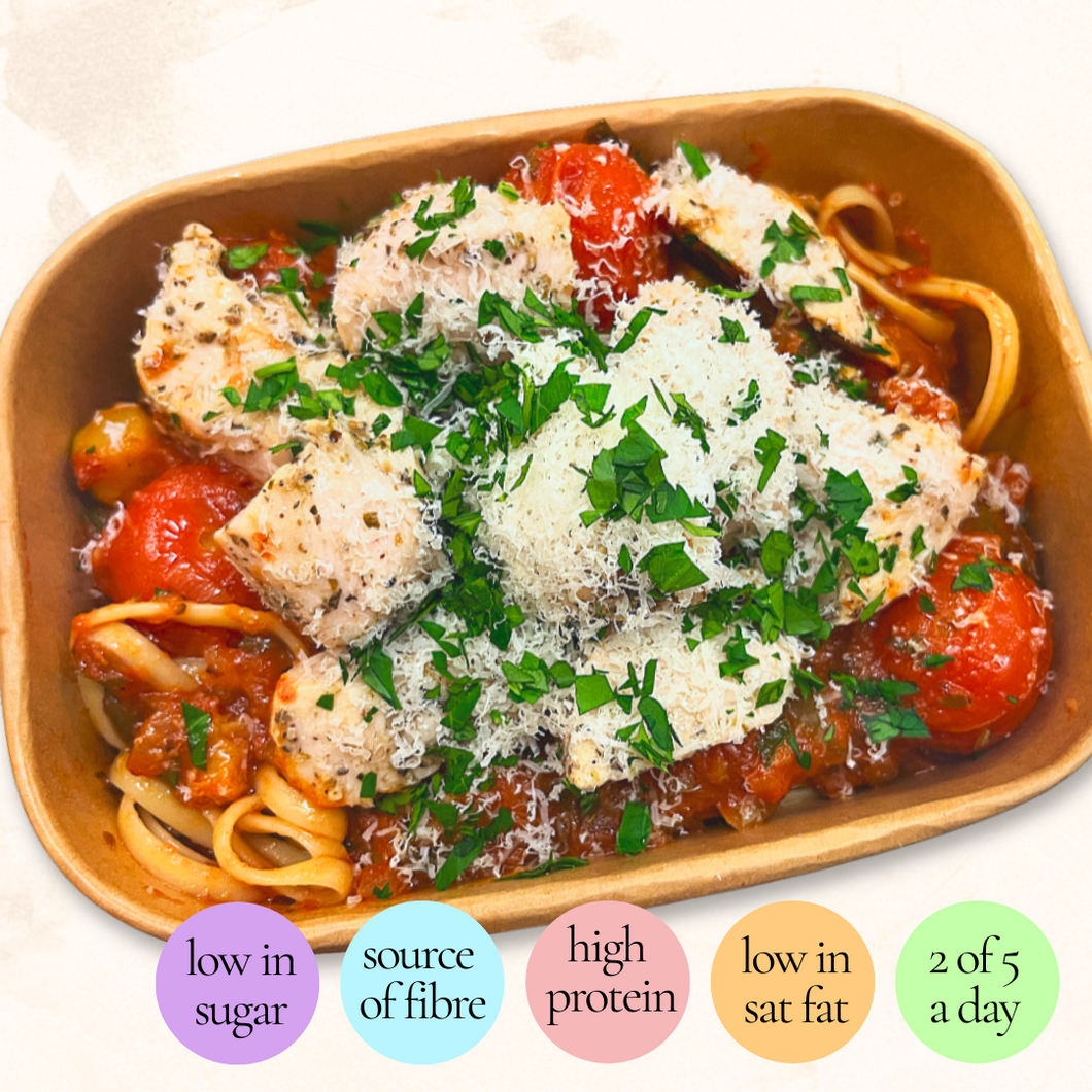 Wednesday: Italian Chicken Spaghetti Puttanesca