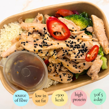 Load image into Gallery viewer, Monday: Teriyaki Chicken / Tofu (V) (bestseller)
