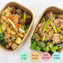 Load image into Gallery viewer, Wednesday: Salt + Pepper Chicken/Tofu (V) and Potatoes (new!)
